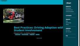 
							         Best Practices: Driving Adoption with Student Involvement - rSmart								  
							    