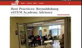 
							         Best Practices: Reynoldsburg eSTEM Academy Advisory | Getting Smart								  
							    
