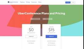 
							         Best Pricing for Conference Calls | UberConference								  
							    