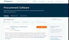 
							         Best Procurement Software | 2019 Reviews of the Most ... - Capterra								  
							    
