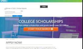 
							         Best Scholarships for College! Over 14 Billion Dollars Available. | Unigo								  
							    