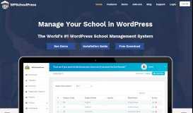 
							         Best School Management System I WPSchoolPress I WordPress Plugin								  
							    