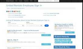 
							         Best Sites About United Rentals Employee Sign In								  
							    