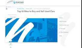 
							         Best Sites to Buy and Sell Used Cars - Car Transport Tips | Montway ...								  
							    