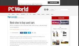 
							         Best sites to buy used cars - PC World Australia								  
							    
