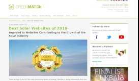 
							         Best Solar Websites 2018 | GreenMatch								  
							    