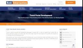 
							         Best Travel Portal Website Design and Development Company In Delhi								  
							    