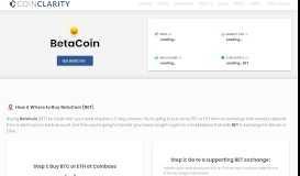 
							         BetaCoin | Coin Clarity								  
							    