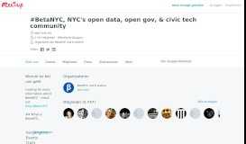 
							         #BetaNYC, NYC's open data, open gov, & civic tech community (New ...								  
							    