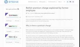 
							         Betfair Premium Charge Explained By Former Employee - BitEdge								  
							    