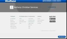 
							         Bethany Christian Services Portal | MindSumo								  
							    