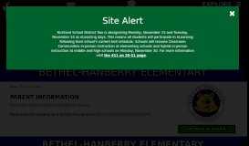 
							         Bethel-Hanberry Elementary - Parent Information								  
							    