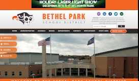 
							         Bethel Park School District								  
							    