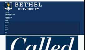 
							         Bethel University: Christian College								  
							    