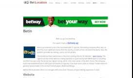 
							         Betin Uganda Online - Sport Betting Review | Betlocation								  
							    