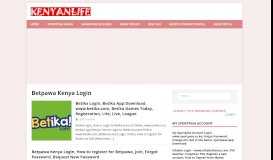 
							         Betpawa Kenya Login - Kenyan Life								  
							    