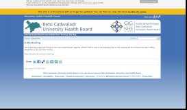 
							         Betsi Cadwaladr University Health Board | E-Rostering - Health in Wales								  
							    