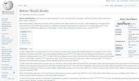 
							         Better World Books - Wikipedia								  
							    