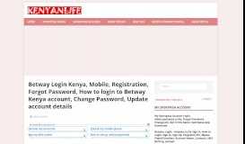 
							         Betway Login Kenya - How to login, www.betway.co.ke, Forgot ...								  
							    