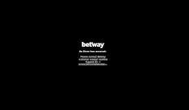 
							         Betway: Online Betting Site | Sports Betting								  
							    