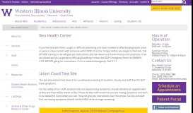 
							         Beu Health Center - Western Illinois University								  
							    