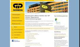 
							         Bewerberportal - GP Günter Papenburg AG, Portal								  
							    