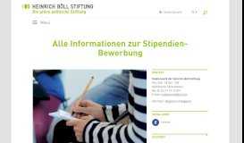 
							         Bewerbung | Heinrich-Böll-Stiftung								  
							    
