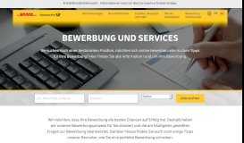 
							         Bewerbung und services - Jobs bei Deutsche Post und DHL								  
							    