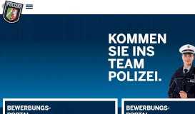 
							         Bewerbungsportal Polizei NRW								  
							    