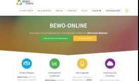 
							         BEWO-Online | Cloud-Software im Bereich Betreutes Wohnen								  
							    