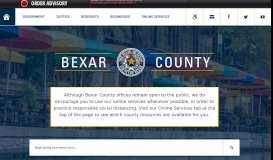 
							         Bexar County, TX - Official Website | Official Website								  
							    