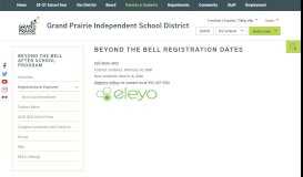 
							         Beyond The Bell After School Program / Registration ... - Grand Prairie								  
							    