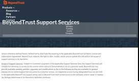 
							         BeyondTrust Support Services | BeyondTrust								  
							    