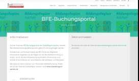 
							         BFE-Buchungsportal für die StädteRegion Aachen - zdi-Netzwerk ...								  
							    