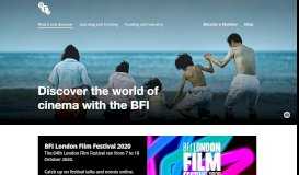 
							         BFI: Homepage								  
							    