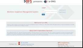
							         BFS Inspection Services, Inc.								  
							    