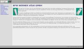 
							         BFW Werner Völk GmbH								  
							    