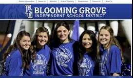 
							         BG Elementary School - Blooming Grove ISD								  
							    