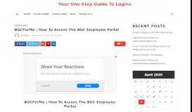 
							         BGCForMe | How To Access The BGC Employee Portal - Your ...								  
							    