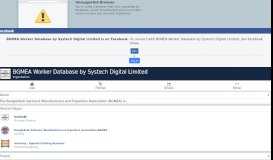 
							         BGMEA Worker Database by Systech Digital Limited - Posts | Facebook								  
							    