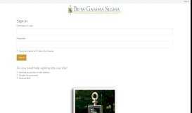 
							         BGS Member Portal > Home > Sign In - Beta Gamma Sigma								  
							    