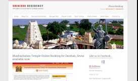 
							         Bhadrachalam Temple Online Booking for Darshan, Sevas available ...								  
							    