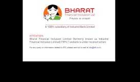 
							         Bharat Financial Inclusion Limited								  
							    