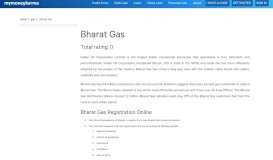 
							         Bharat Gas - How to Book Bharat Gas - mymoneykarma								  
							    