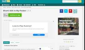 
							         Bharti AXA In-My-Pocket 1.6.3 Free Download								  
							    