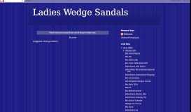 
							         Bhs Gps Tracking Login ~ Ladies Wedge Sandals								  
							    