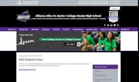 
							         BHS Student Portal – School Activities – Alliance Alice M. Baxter ...								  
							    