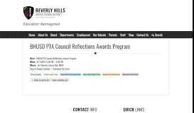 
							         BHUSD PTA Council Reflections Awards Program | Beverly Hills ...								  
							    