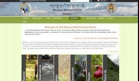 
							         Bhutan Biodiversity Portal								  
							    