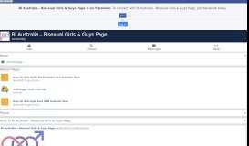 
							         Bi Australia - Bisexual Girls & Guys Page - Home | Facebook								  
							    